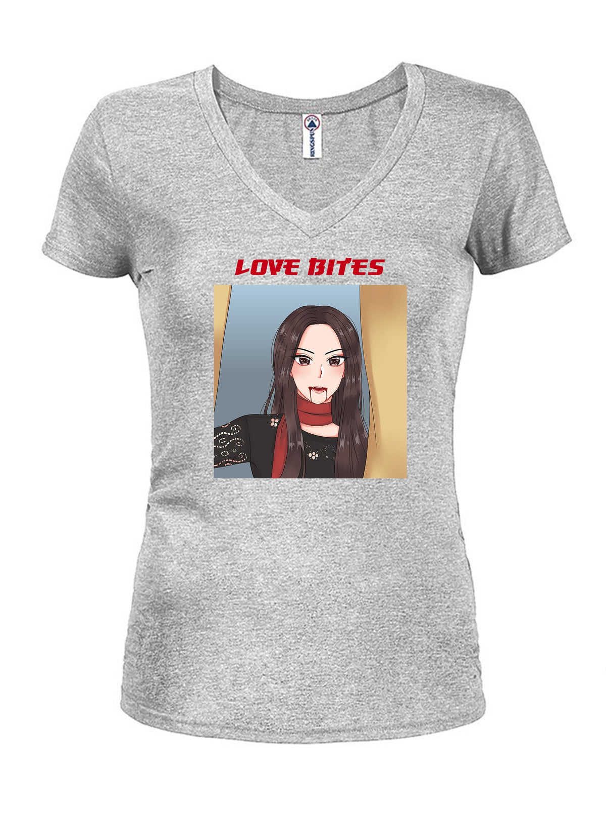 Anime - Love Bites Juniors V Neck T-Shirt product image 3