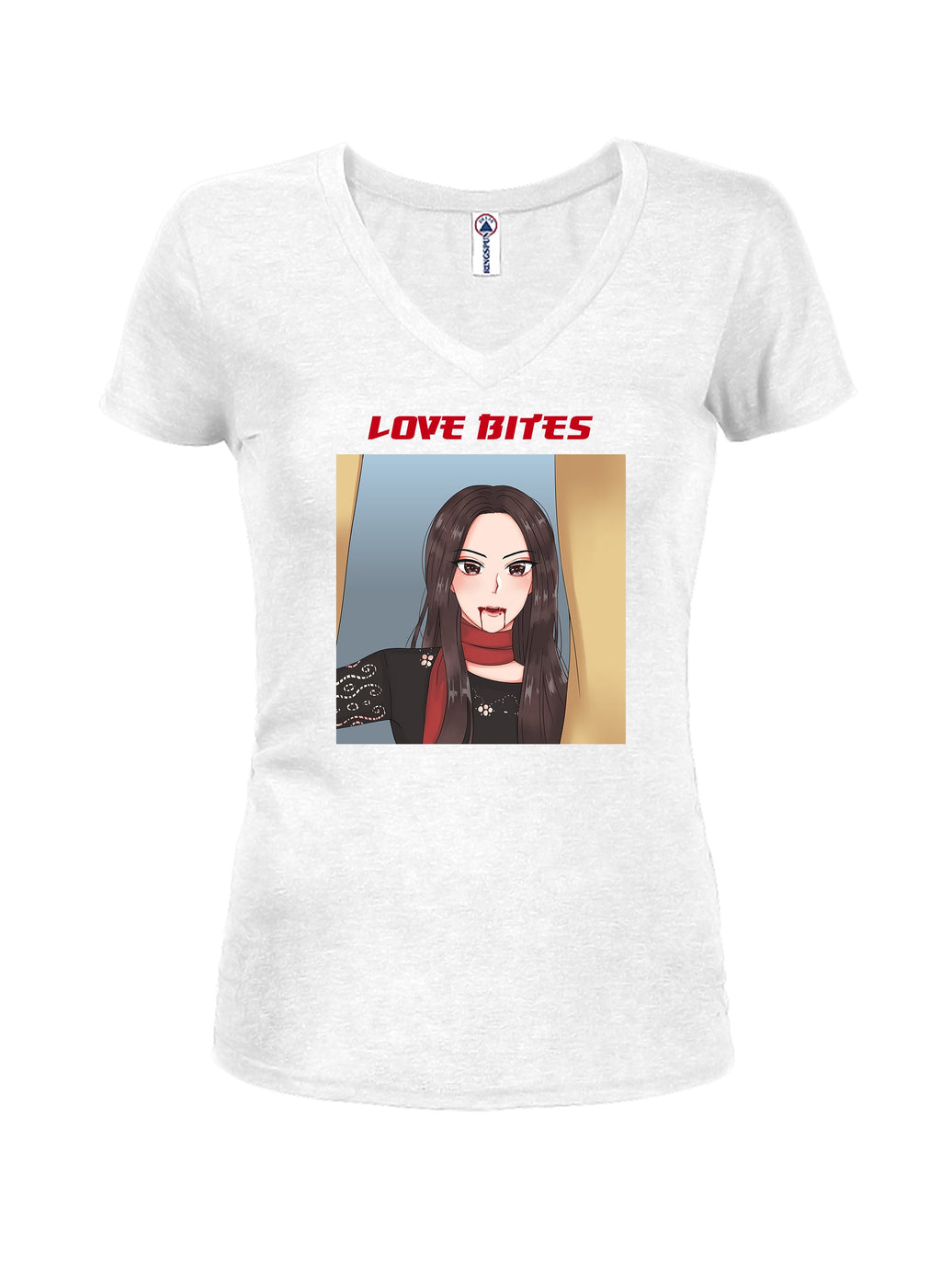 Anime - Love Bites Juniors V Neck T-Shirt product image 2