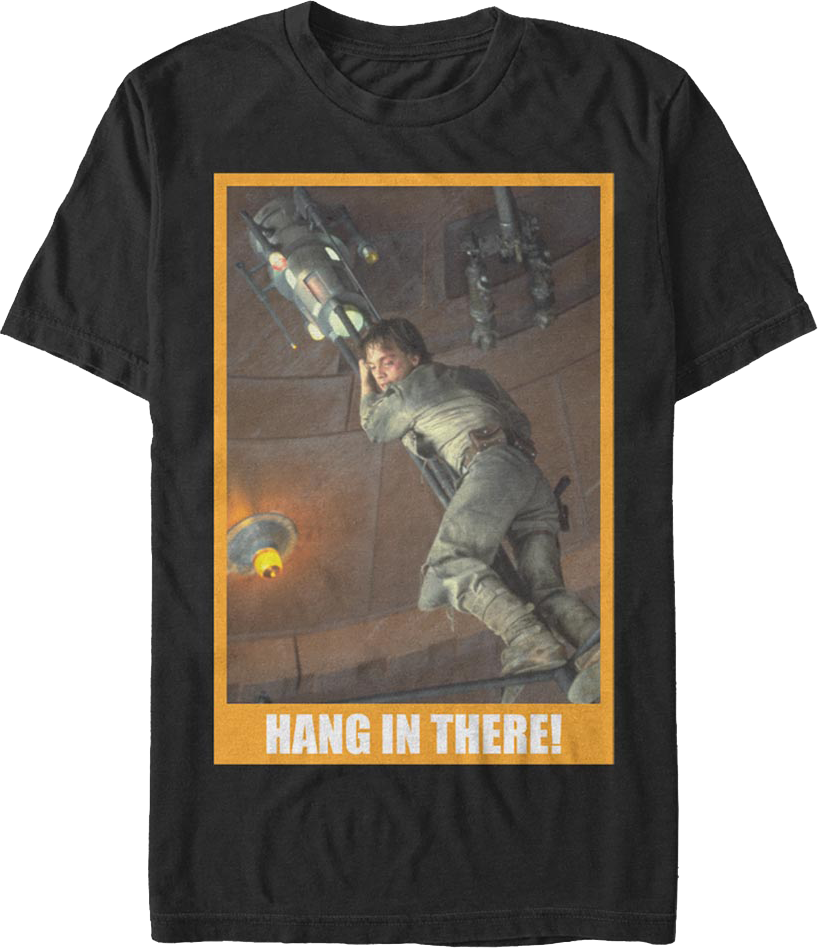 Luke Skywalker Hang In There Star Wars T-Shirt product image 1