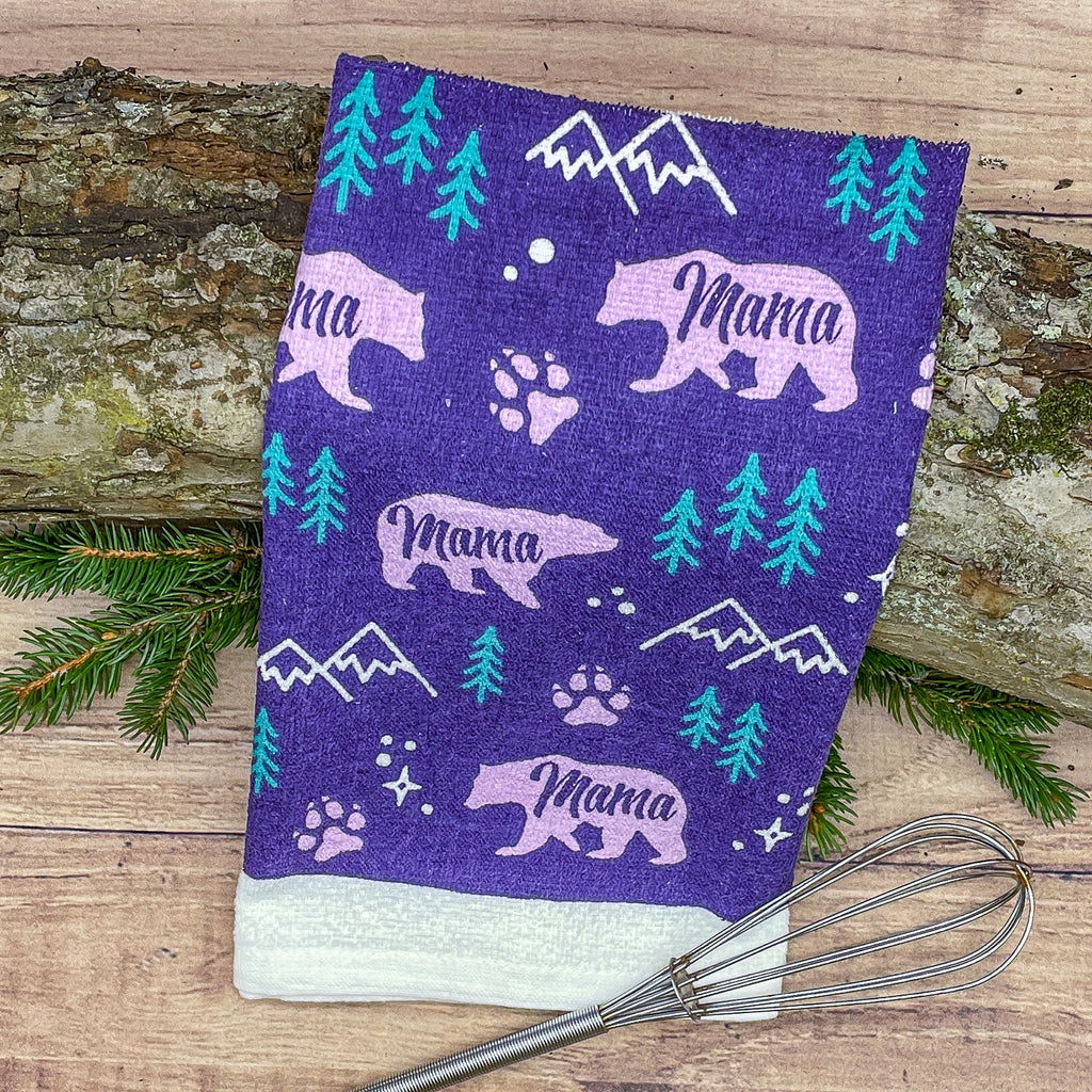 Mama Bear Tea Towel Tea Towel