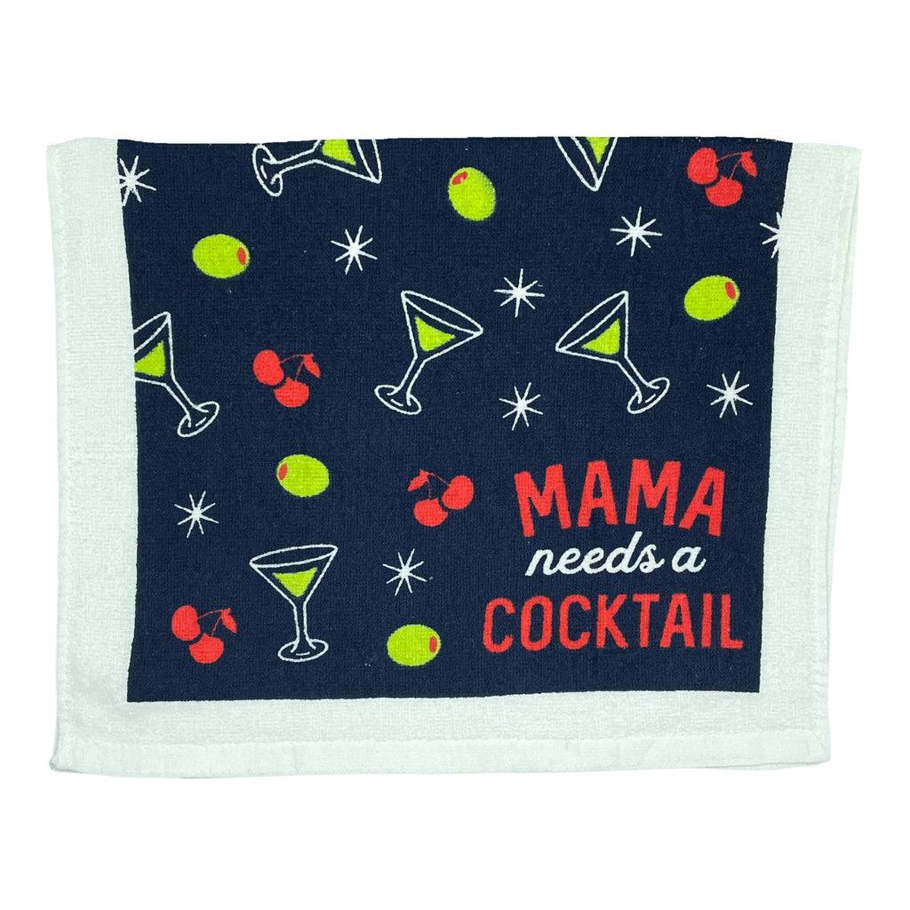 Mama Needs A Cocktail Tea Towel Tea Towel