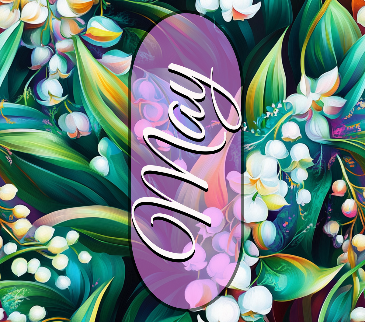 May Floral  Hot/Cold Tumbler Lily of the Valley