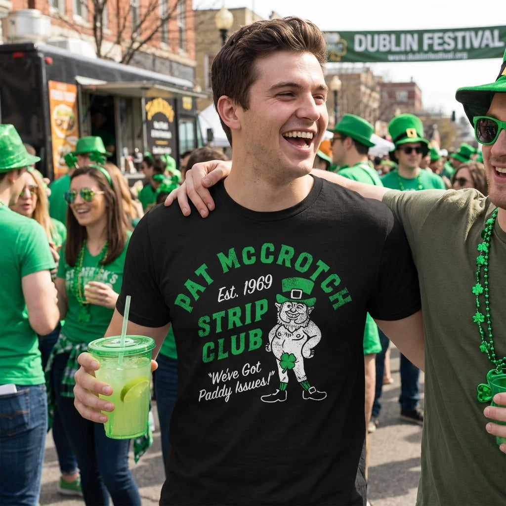 Pat McCrotch Strip Club Men's T Shirt product image 2