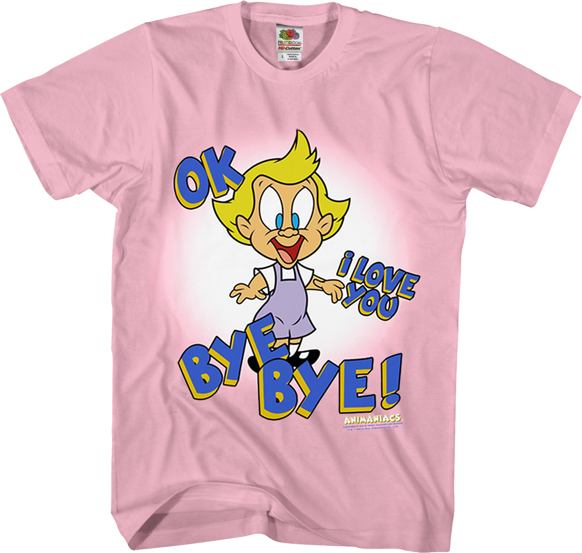Mindy OK I Love You Bye Animaniacs T-Shirt product image 1