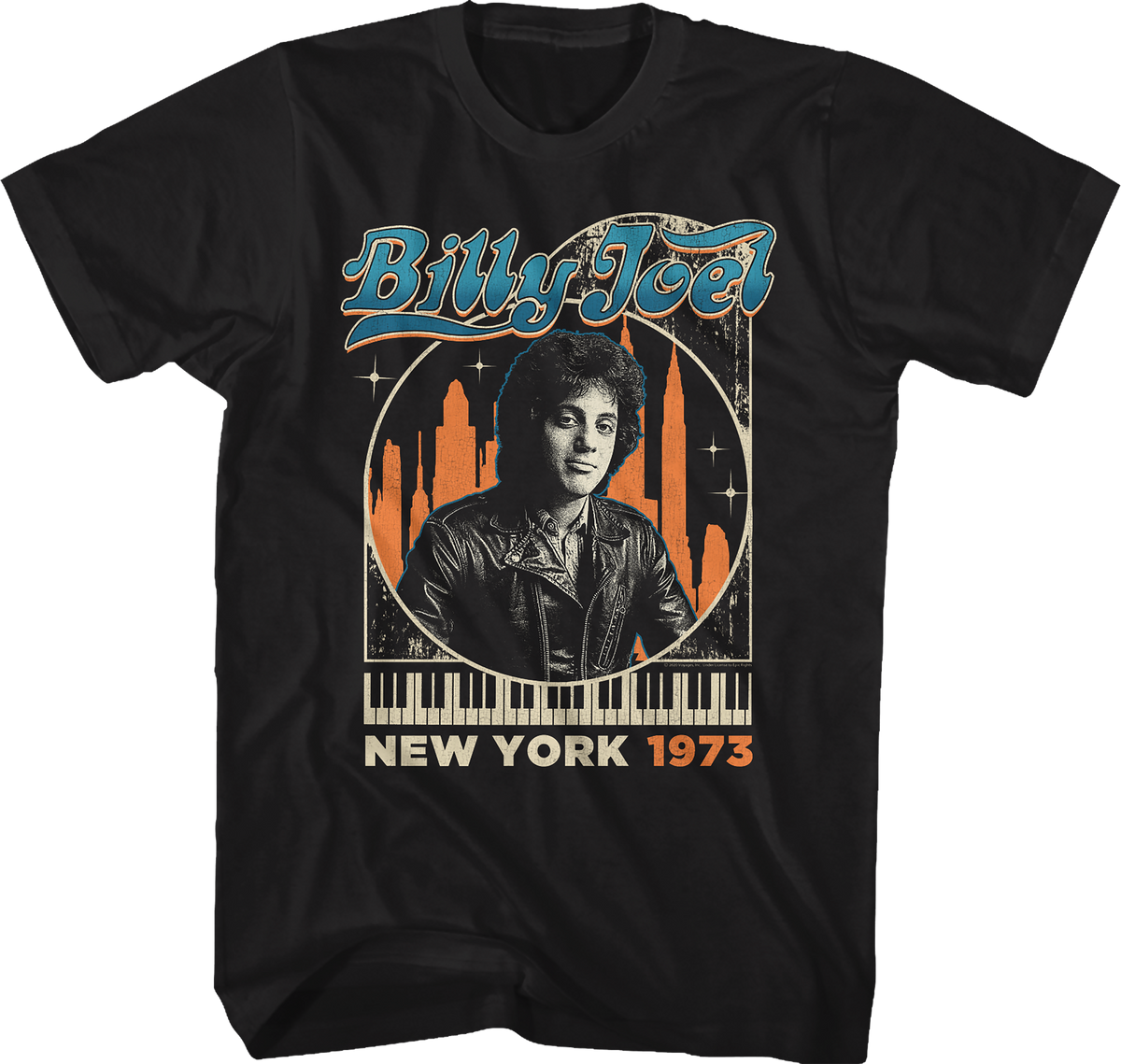 New York 1973 Billy Joel T-Shirt product image 1