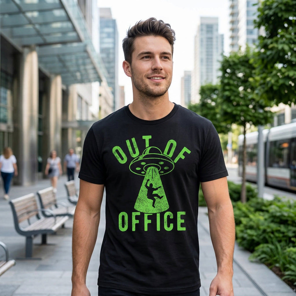 Out Of Office UFO Men's T Shirt product image 2