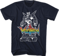 Outlined Defender of the Universe Voltron T-Shirt product image 1