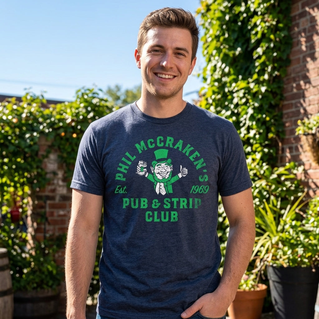Phil McCrackens Pub And Strip Club Men's T Shirt product image 2