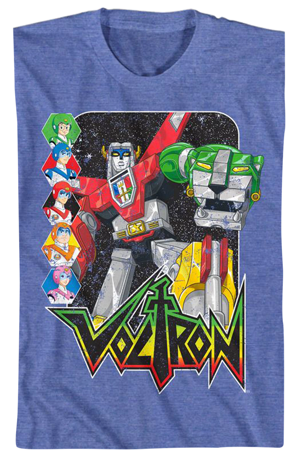Pilots and Robot Voltron T-Shirt product image 2