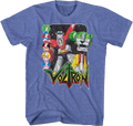 Pilots and Robot Voltron T-Shirt product image 1