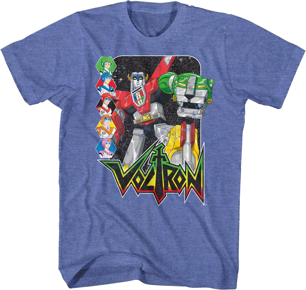 Pilots and Robot Voltron T-Shirt product image 1