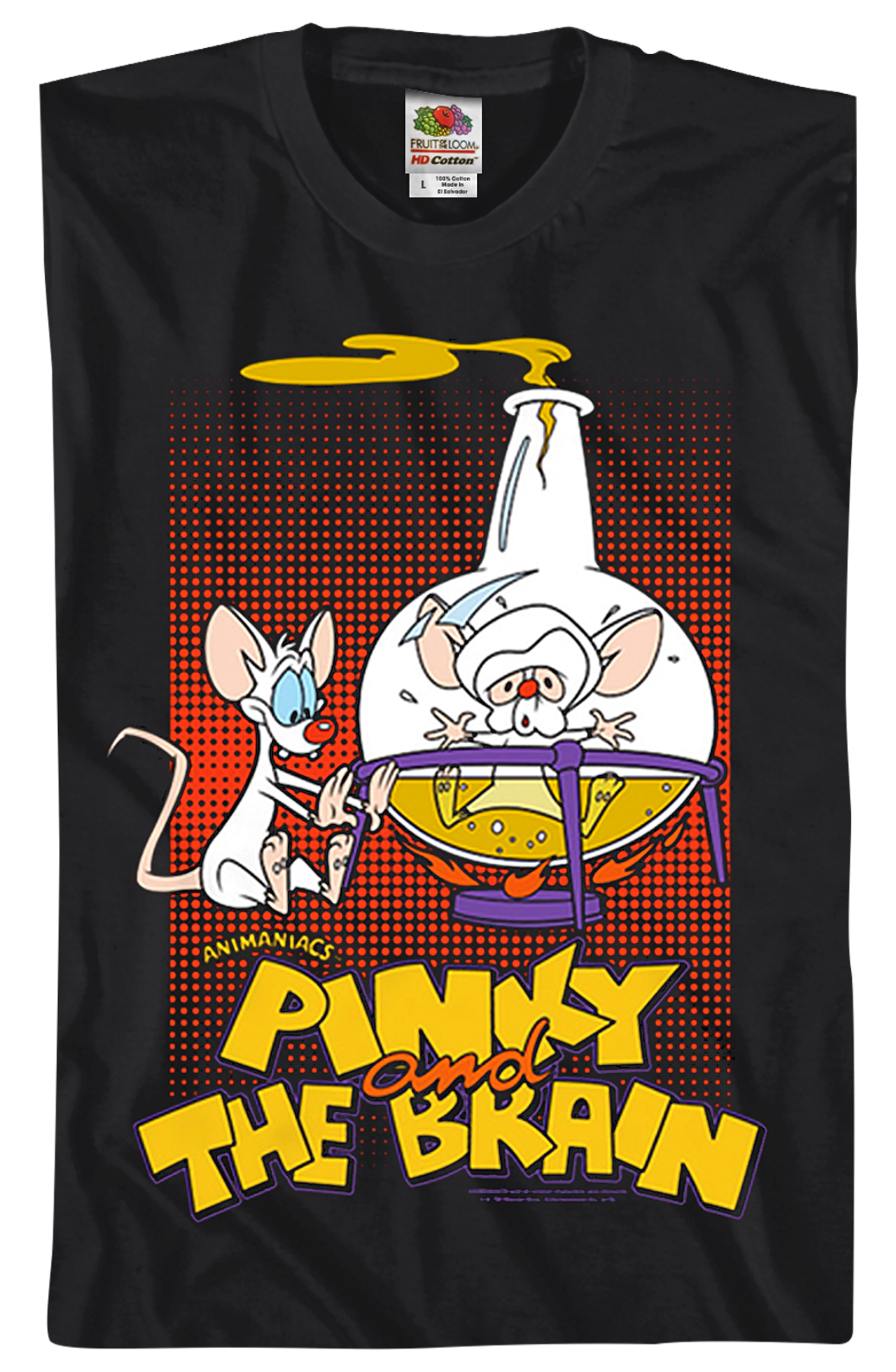 Pinky And The Brain Lab Flask Animaniacs T-Shirt product image 2