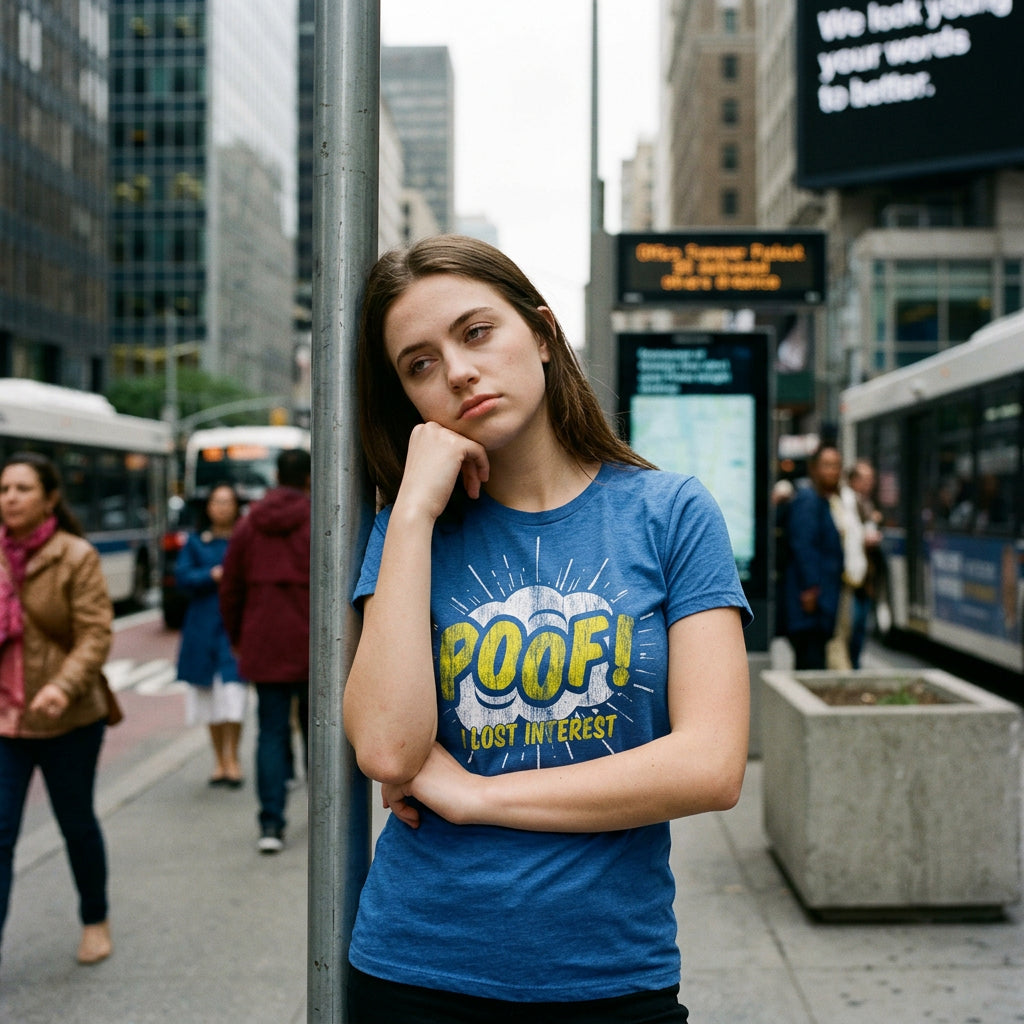 Poof I Lost Interest Women's T Shirt product image 2
