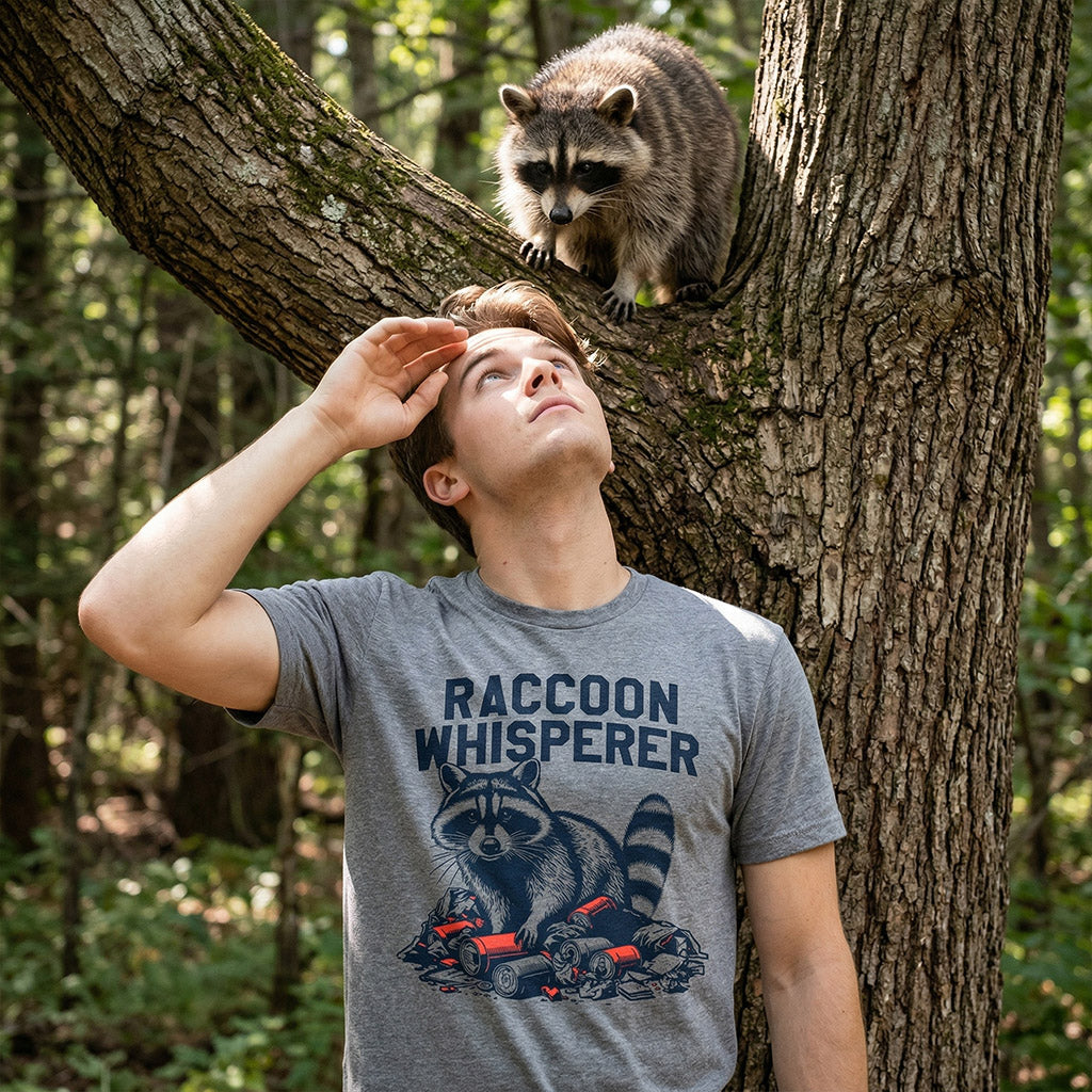 Raccoon Whisperer Men's T Shirt product image 2