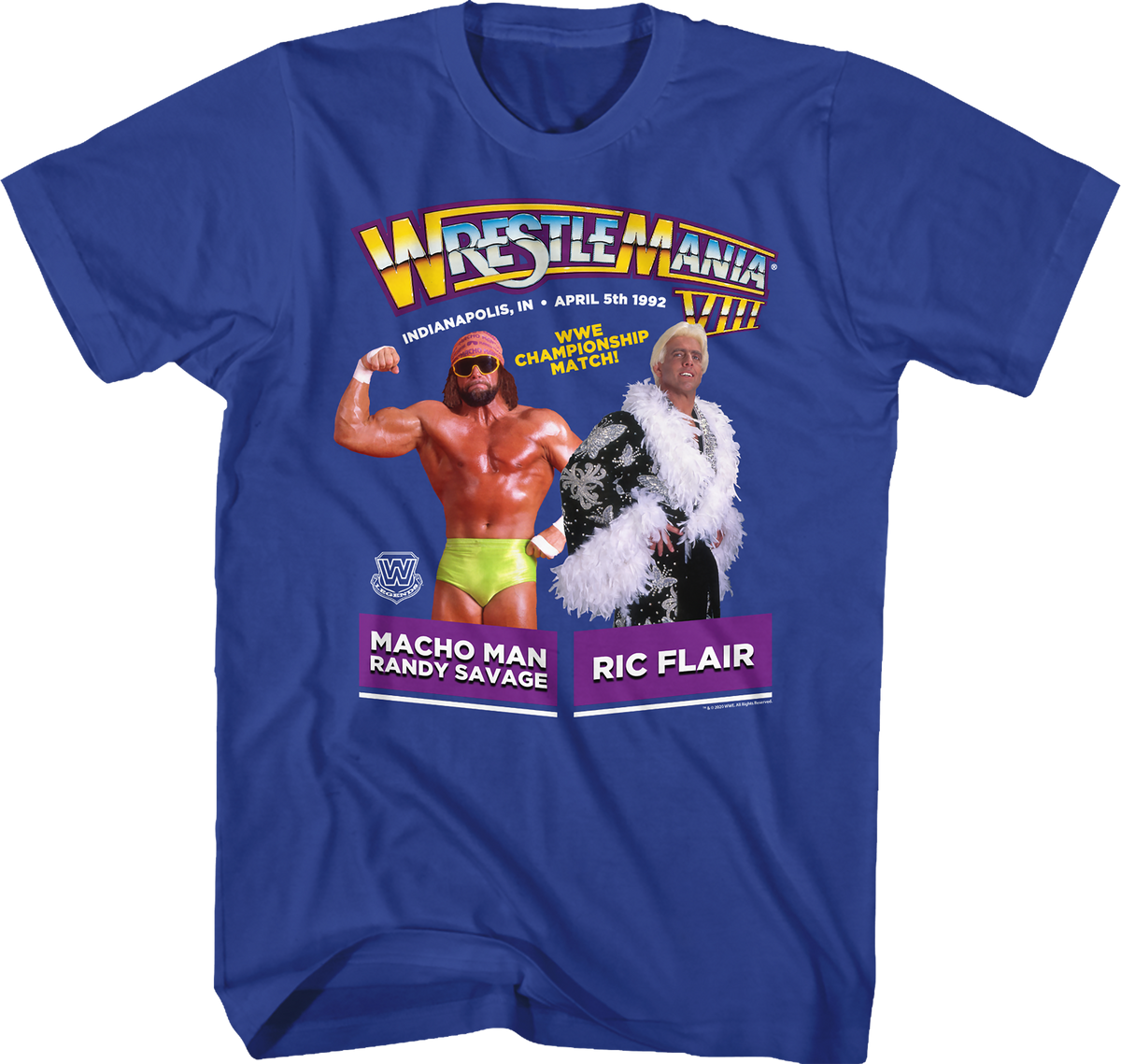 Ric Flair Vs Macho Man WrestleMania Shirt product image 1