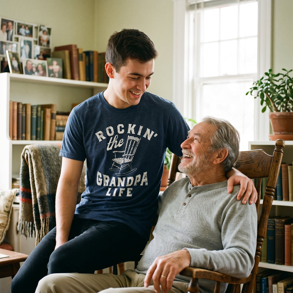 Rockin The Grandpa Life Men's T Shirt product image 2