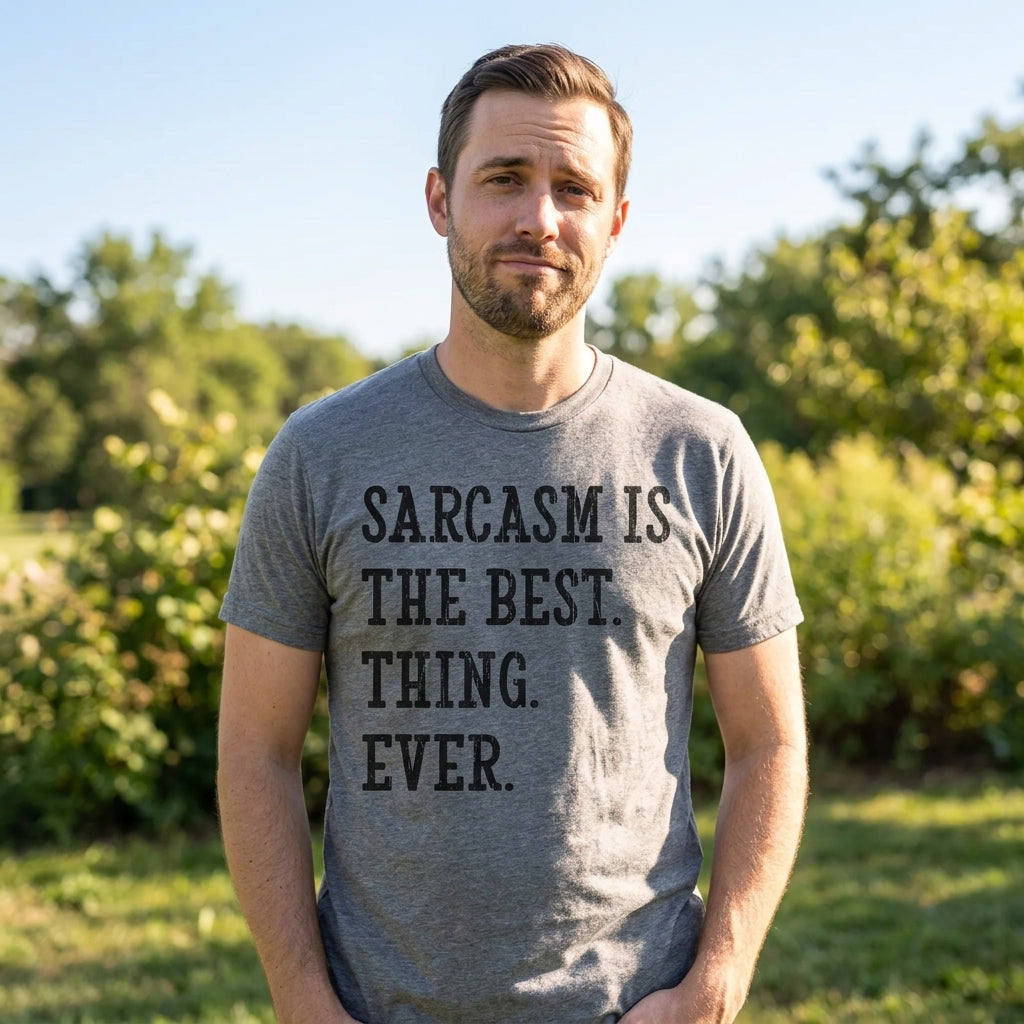 Sarcasm Is The Best Thing Ever Men's T Shirt product image 2