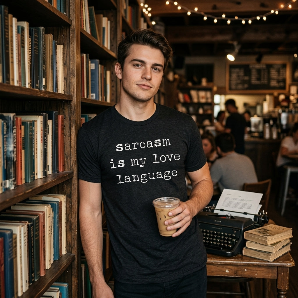 Sarcasm Is My Love Language Men's T Shirt product image 2