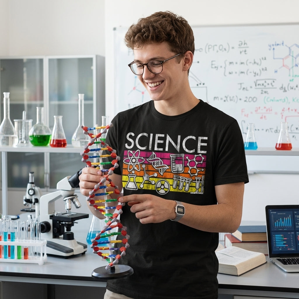 Science Stripes Men's T Shirt product image 2