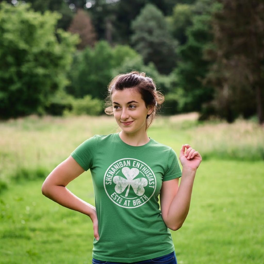Shenanigan Enthusiast Est. At Birth Women's T Shirt product image 6