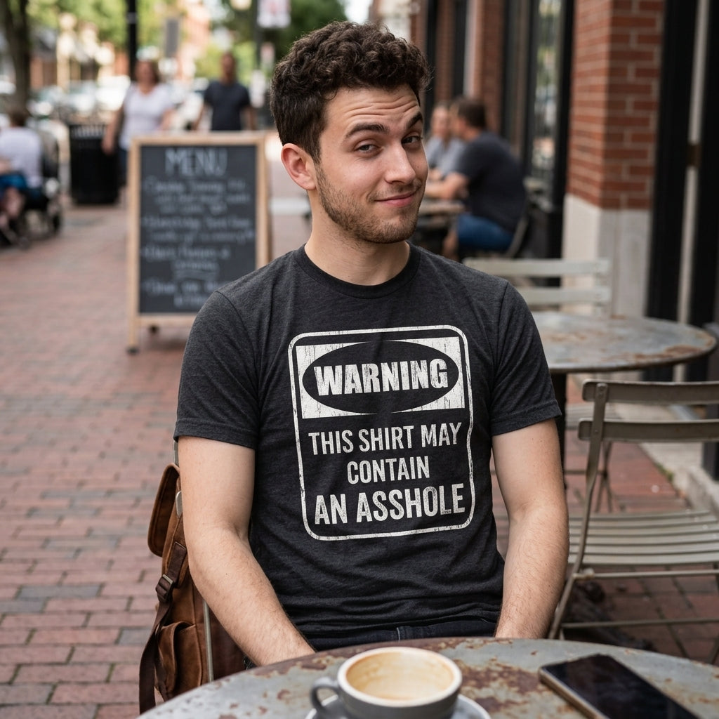 Warning This Shirt May Contain An Asshole Men's T product image 2