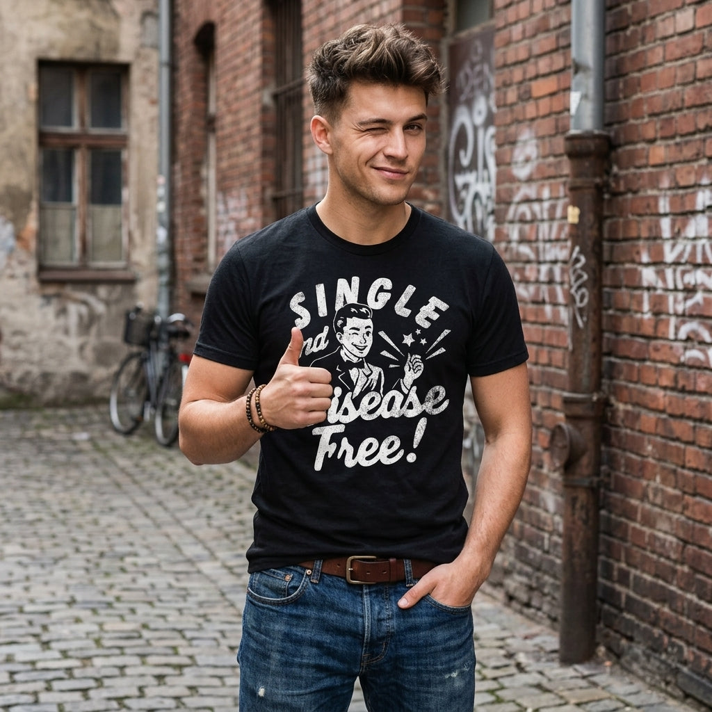 Single And Disease Free Men's T Shirt product image 2