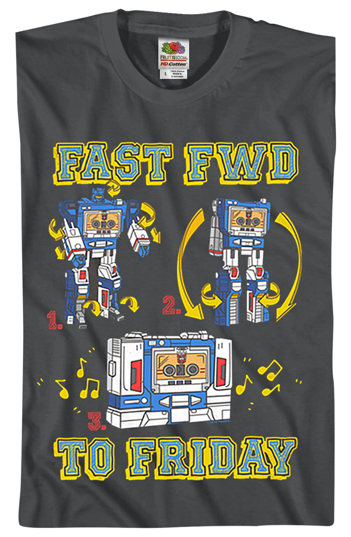 Soundwave Fast Fwd To Friday Transformers T-Shirt product image 2