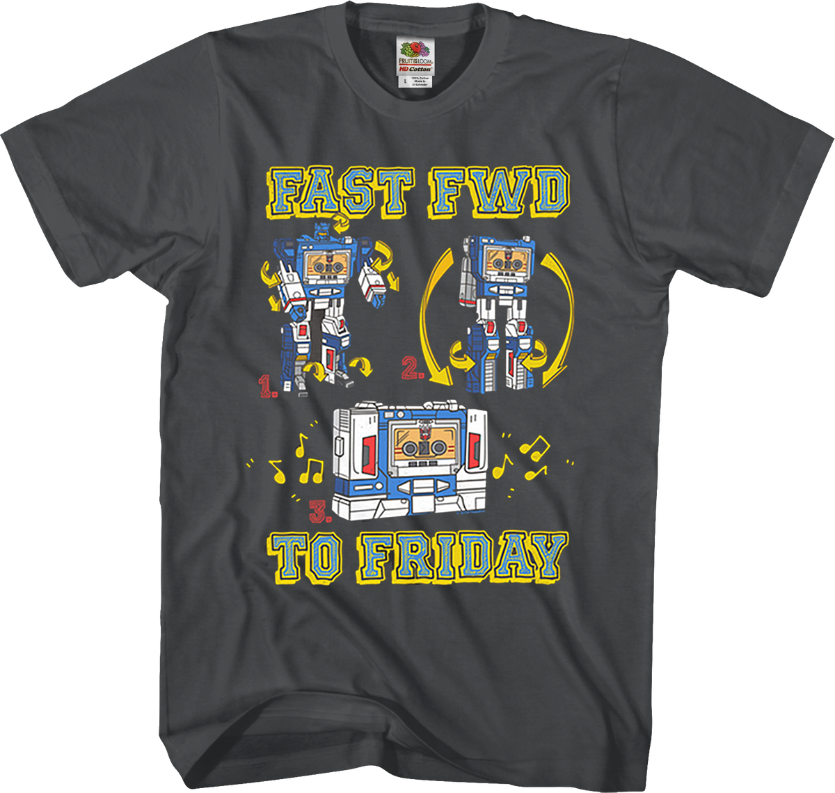 Soundwave Fast Fwd To Friday Transformers T-Shirt product image 1