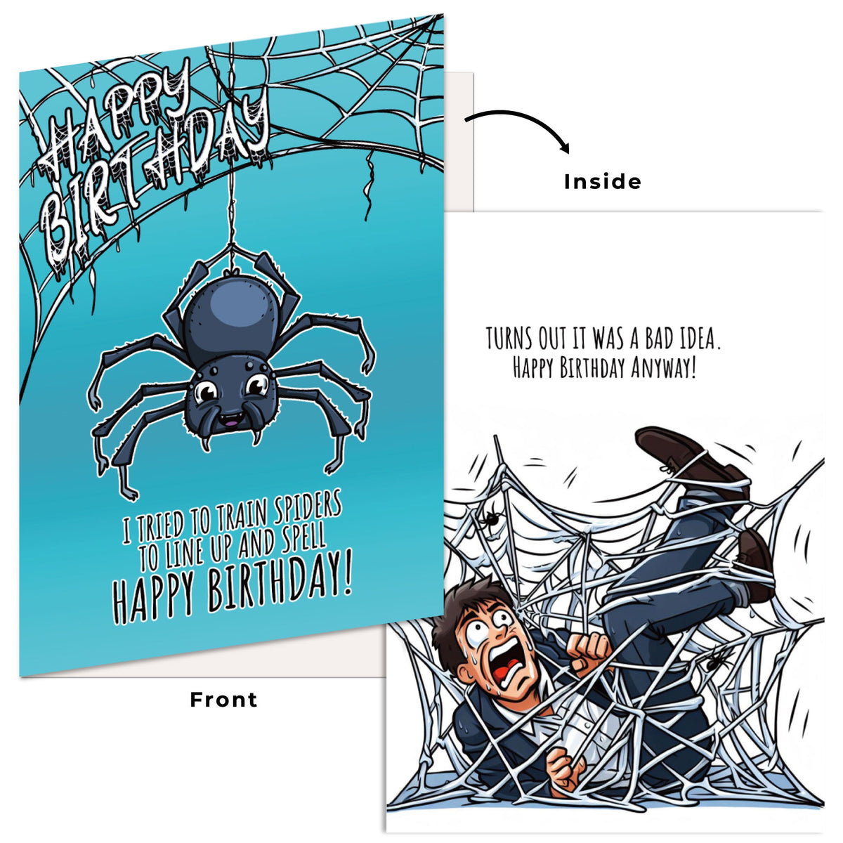 Funny Birthday Card Hilarious Assorted Cards for Celebrating With Envelopes