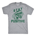 Stay Positive T Rex Attack Men's T Shirt product image 1