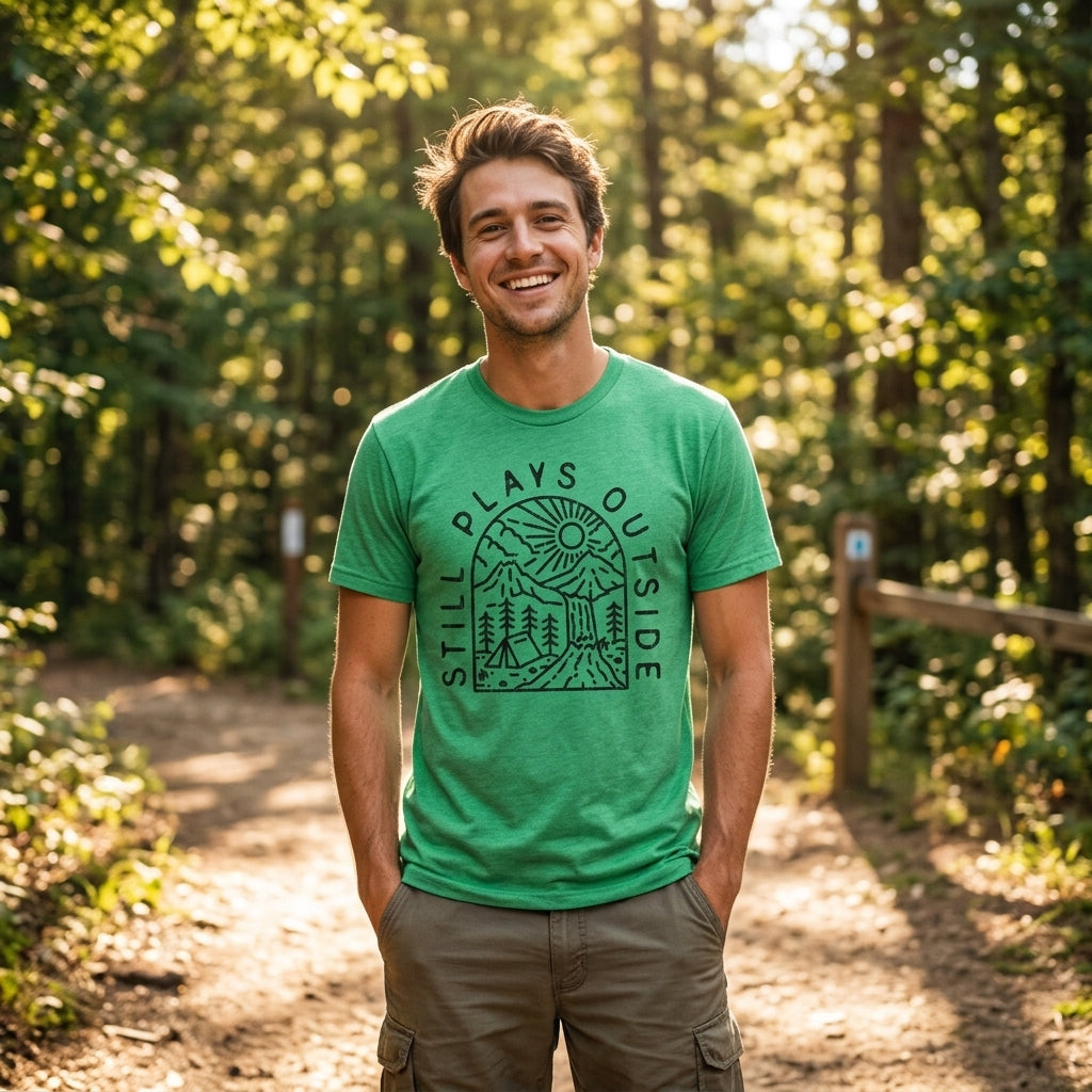 Still Plays Outside Nature Men's T Shirt product image 2