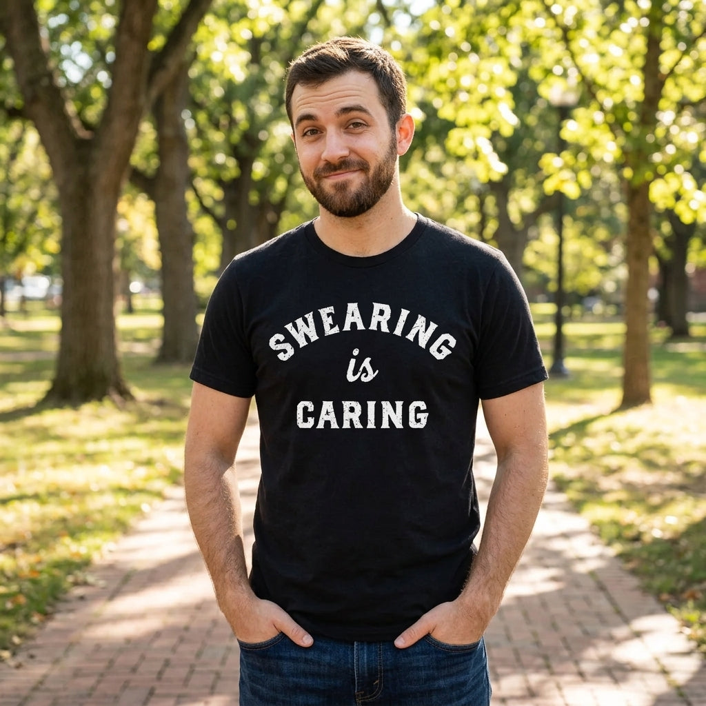 Swearing Is Caring Men's T Shirt product image 2