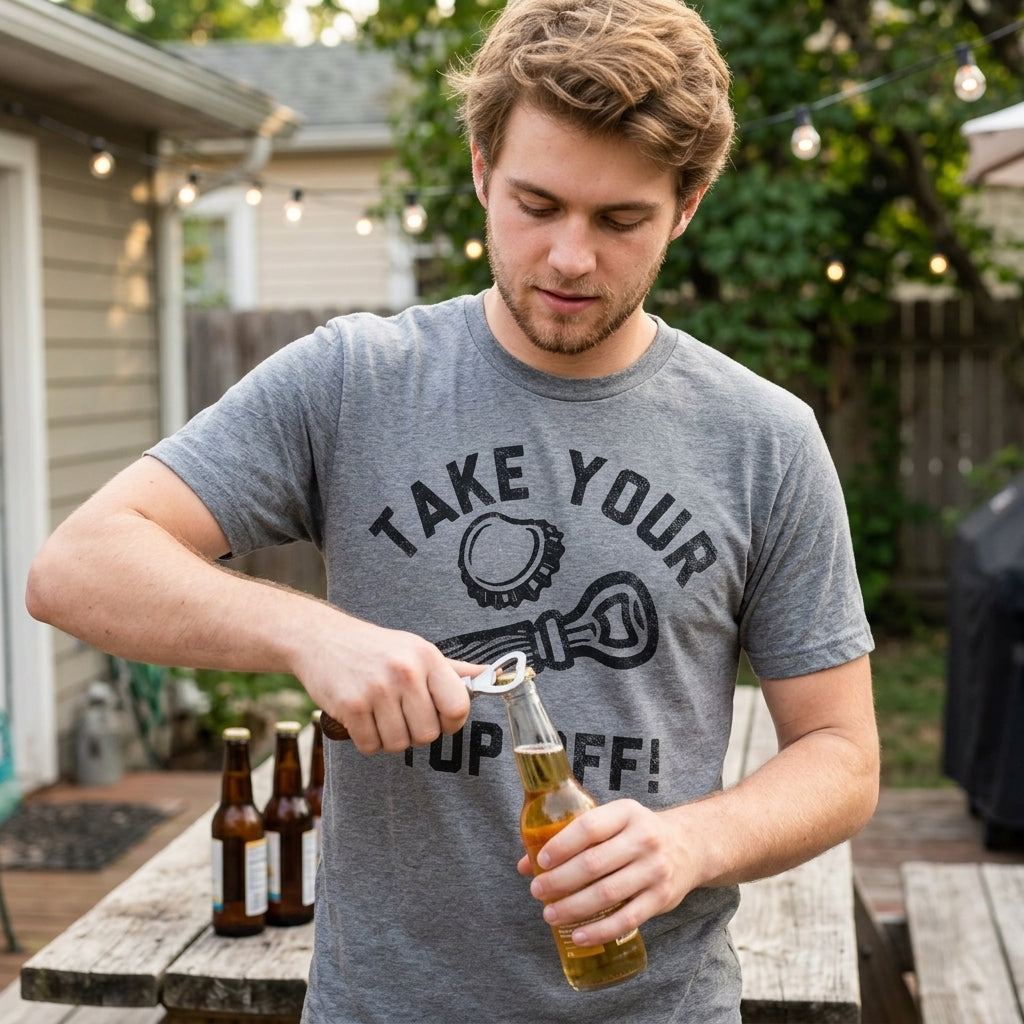 Take Your Top Off Men's T Shirt product image 2