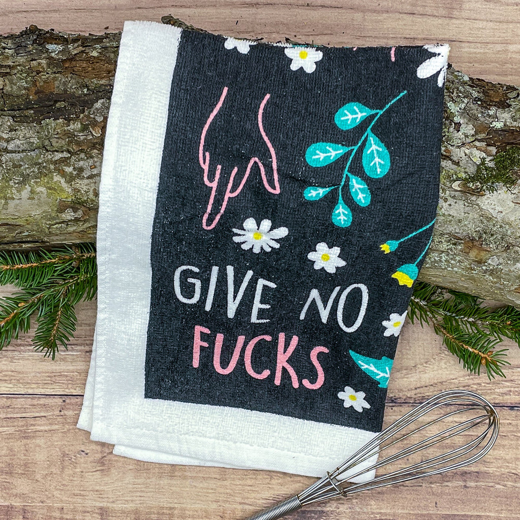 Take No Shit Give No Fucks Tea Towel Tea Towel