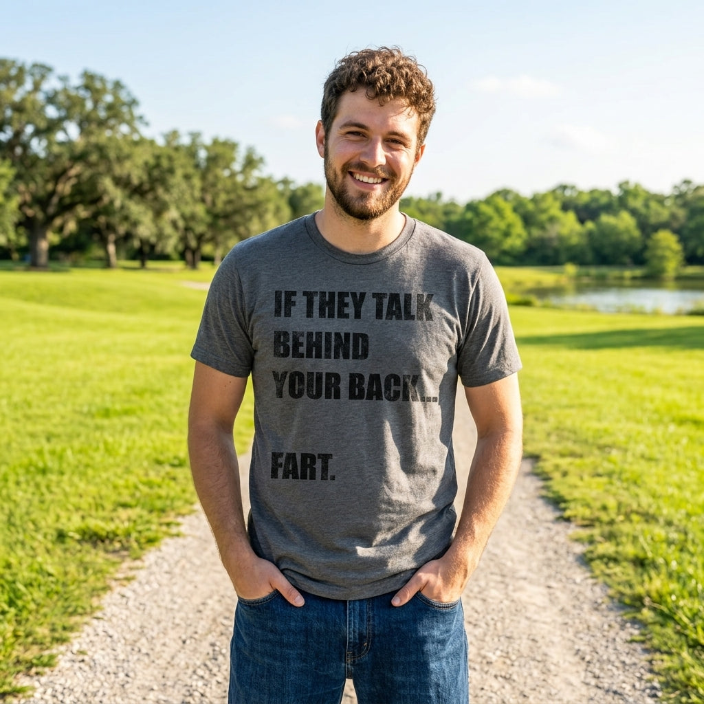 If They Talk Behind Your Back Fart Men's T Shirt product image 2