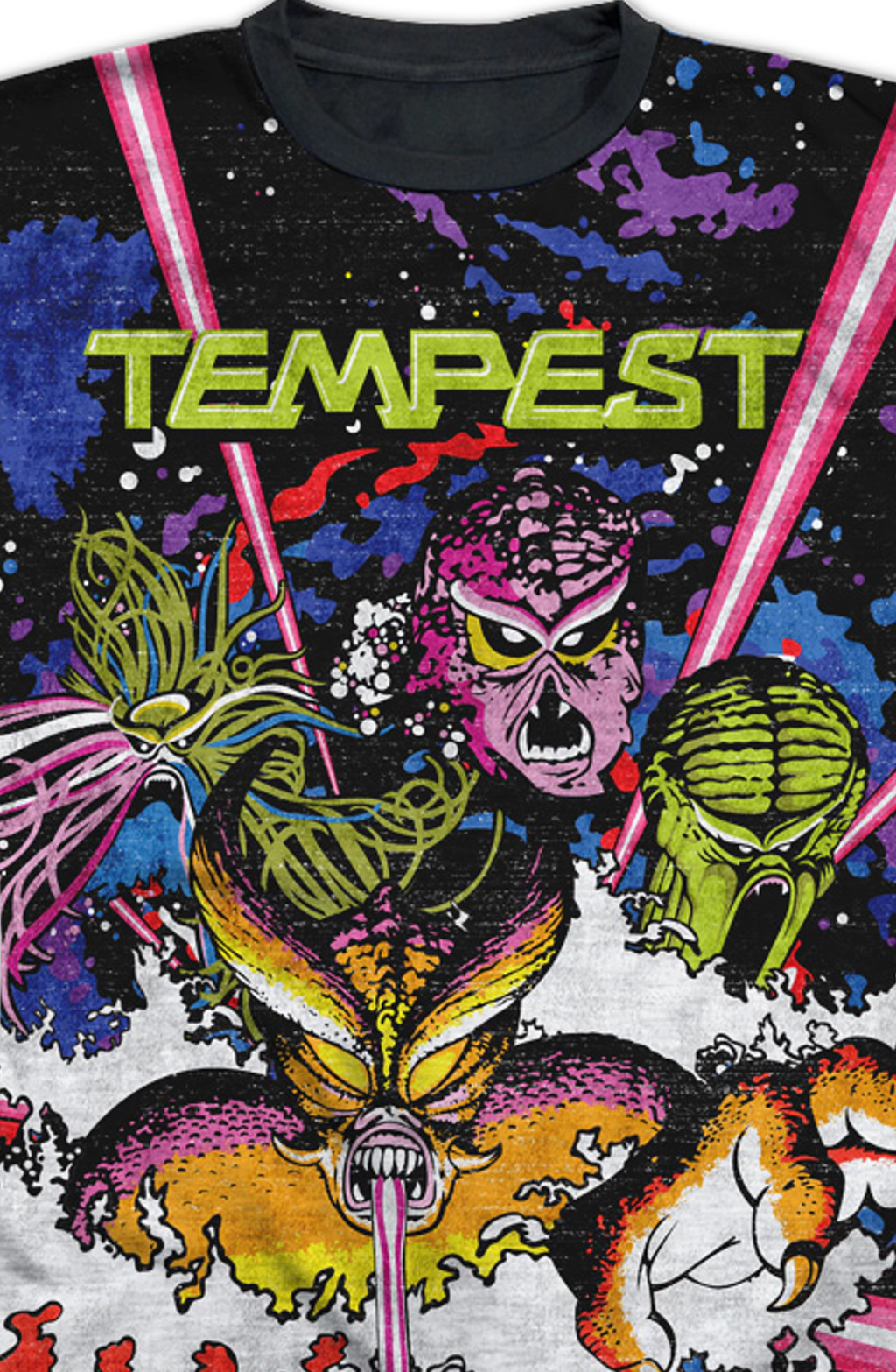 Tempest Enemies Attack Atari T-Shirt product image 2