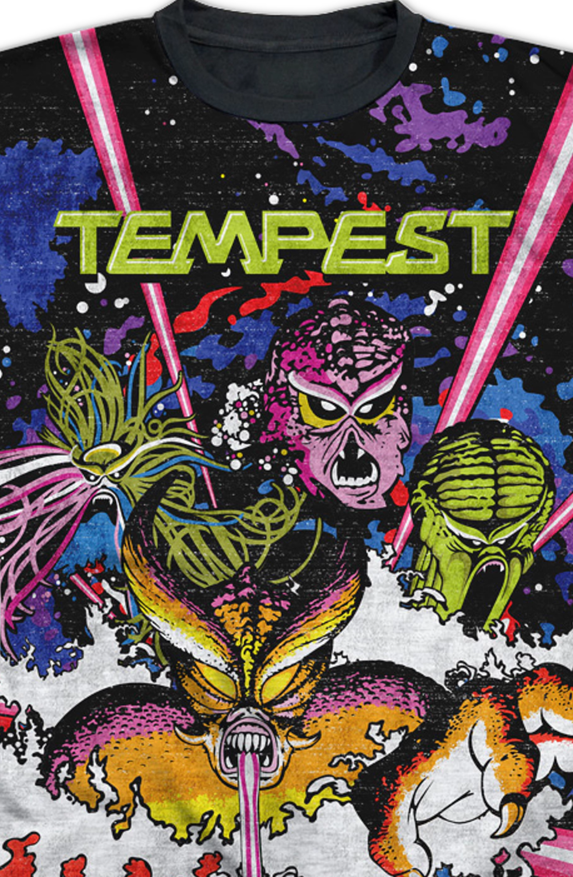 Tempest Enemies Attack Atari T-Shirt product image 2