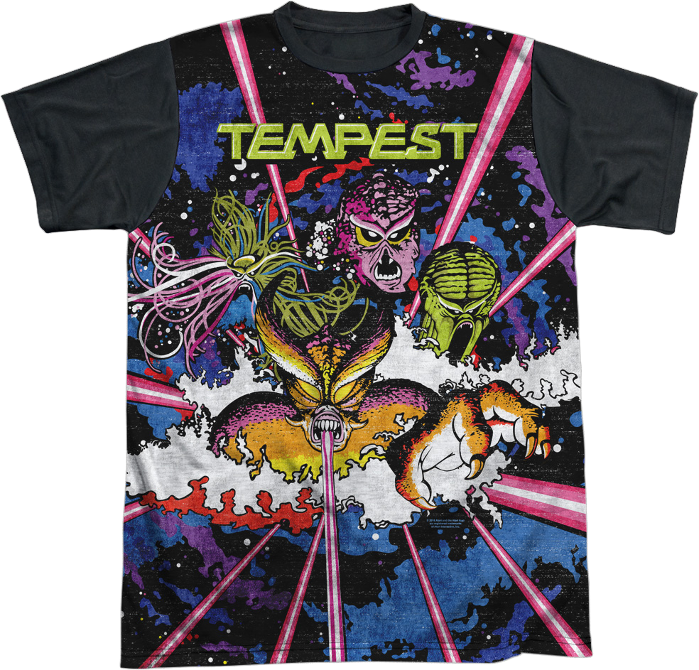 Tempest Enemies Attack Atari T-Shirt product image 1