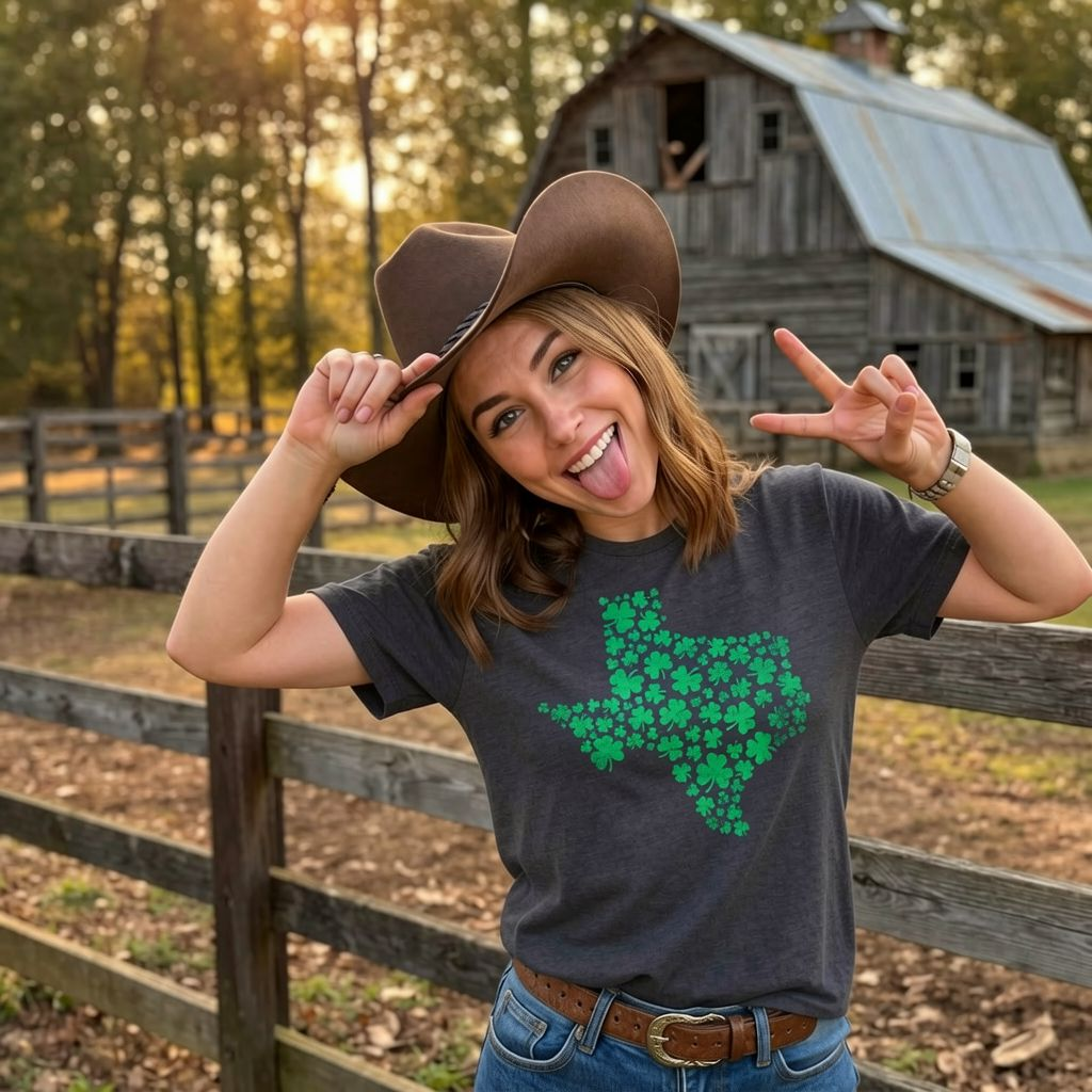 Texas State Clover Women's T Shirt product image 2
