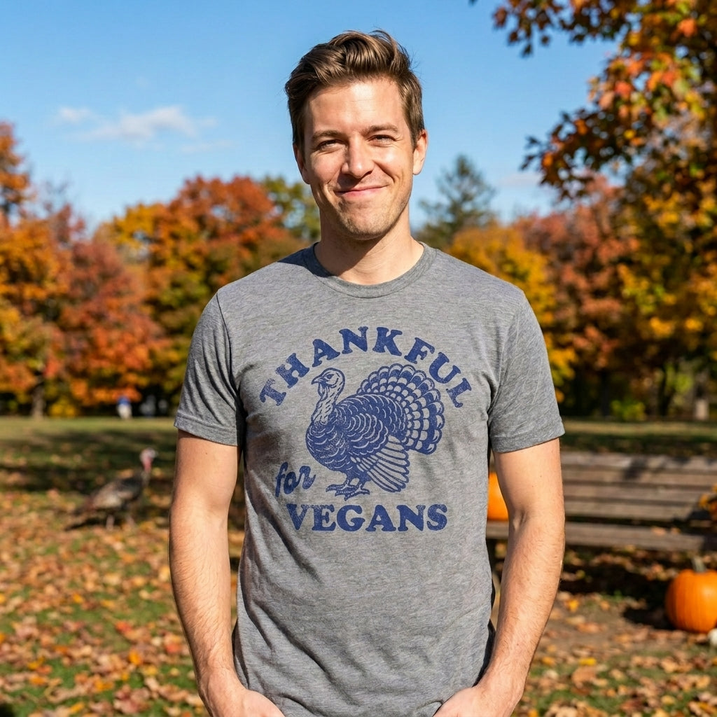 Thankful For Vegans Men's T Shirt product image 2