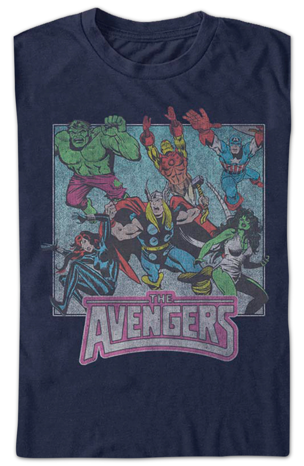 The Avengers Earth's Mightiest Heroes Marvel Comics T-Shirt product image 2