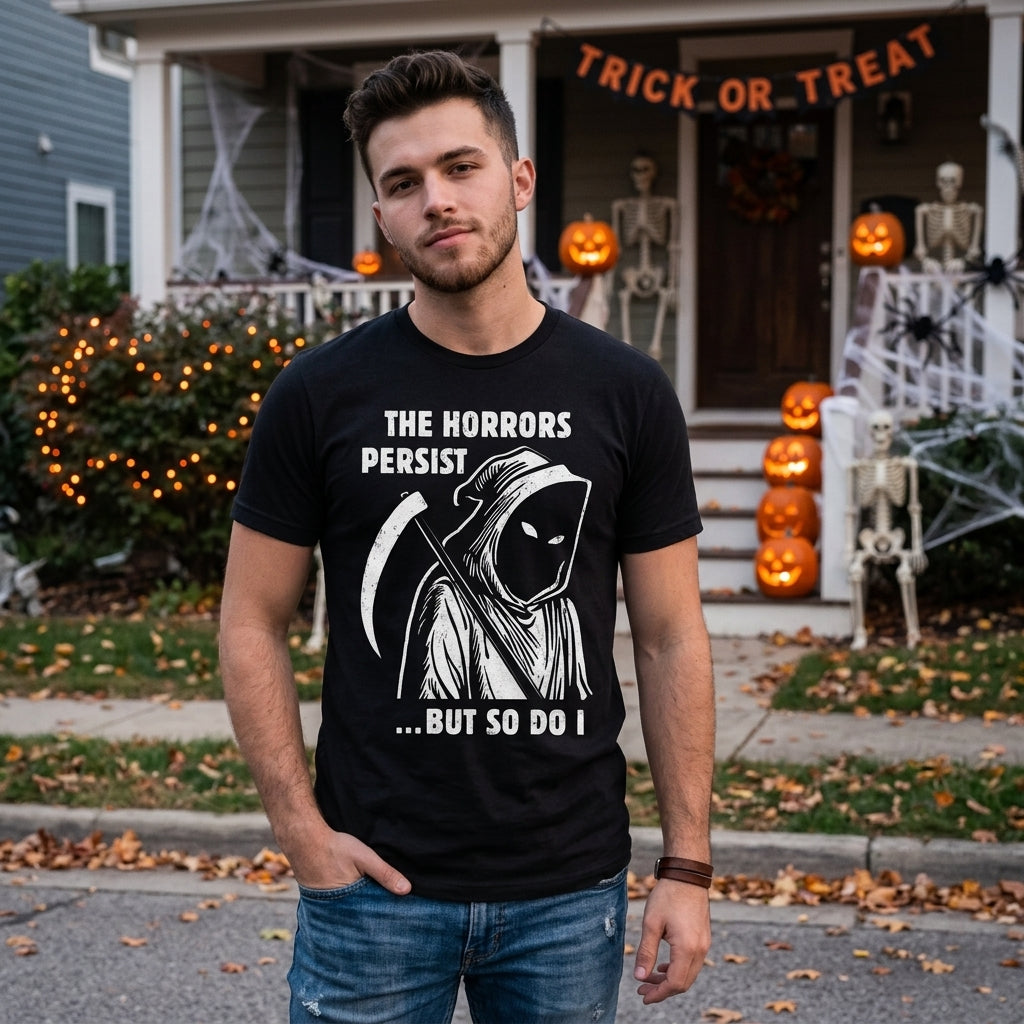 The Horrors Persist But So Do I Men's T Shirt product image 2
