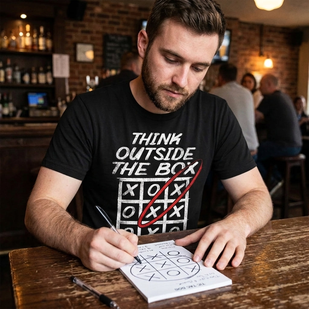 Think Outside The Box Men's T Shirt product image 2