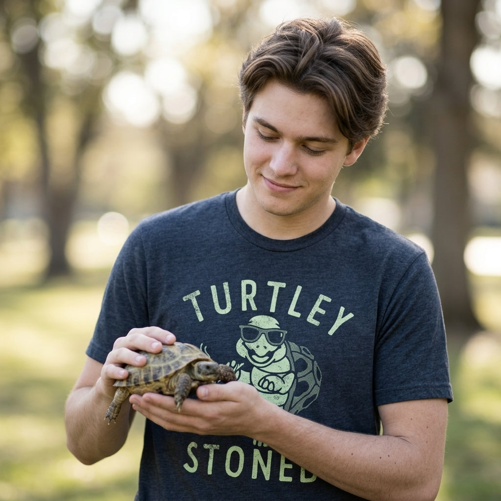 Turtley Stoned Men's T Shirt product image 2