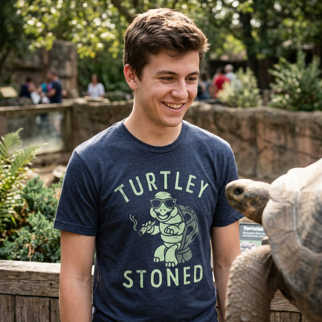 Turtley Stoned Men's T Shirt product image 4