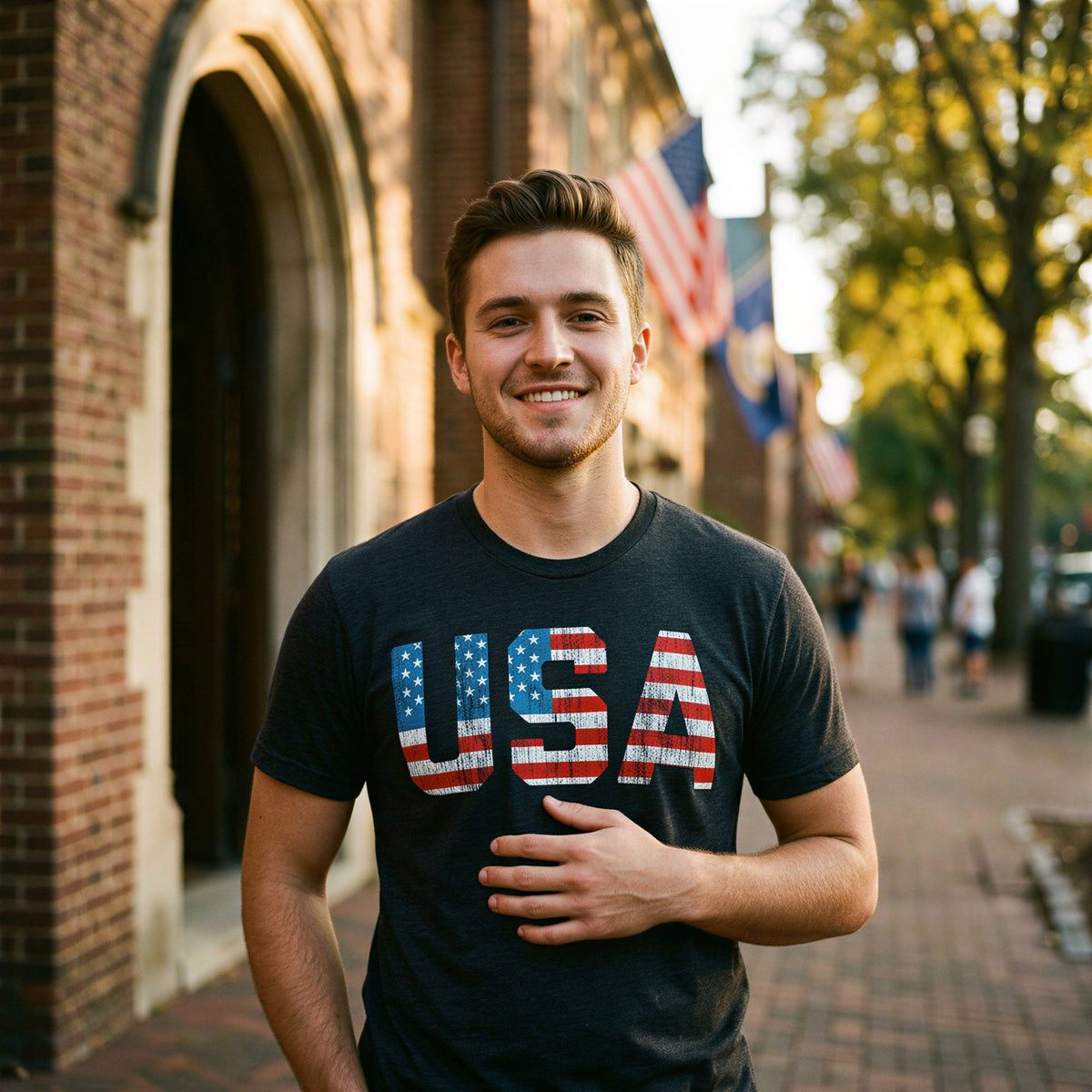 Vintage USA Men's T Shirt product image 4