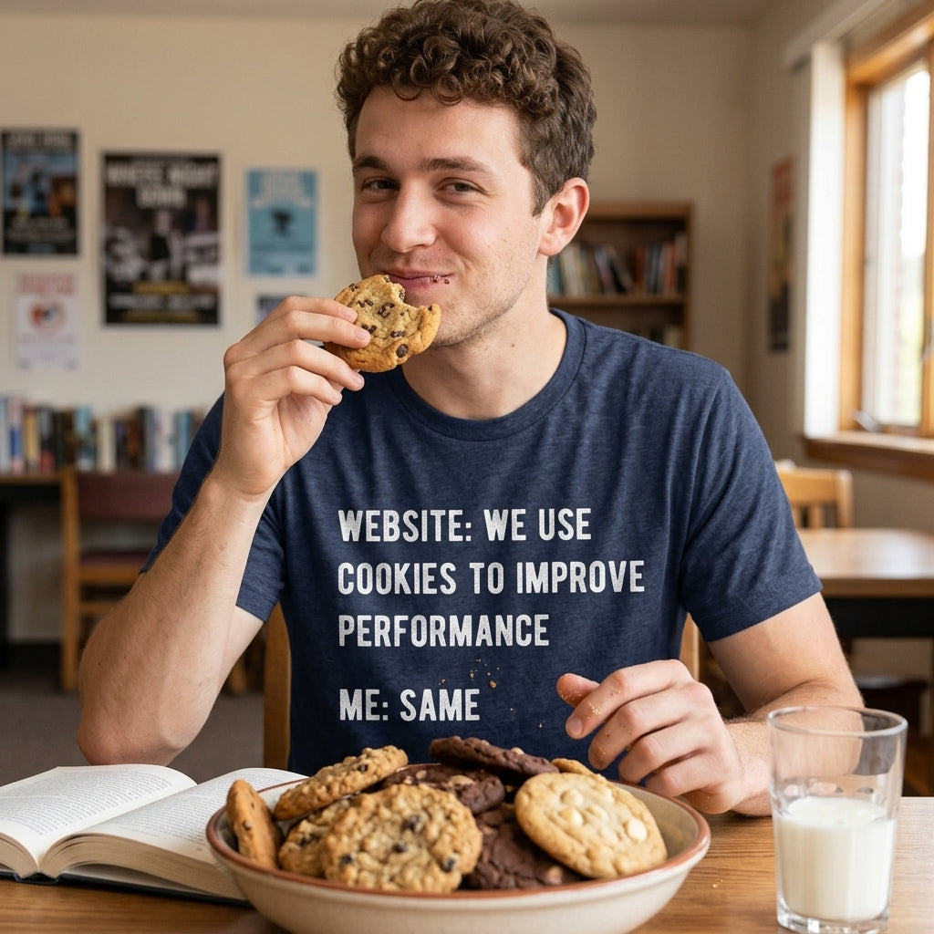 Website We Use Cookies To Improve Performance Men's T Shirt product image 2