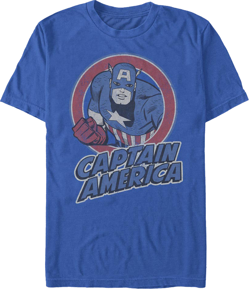 Vintage Captain America Marvel Comics T-Shirt product image 1