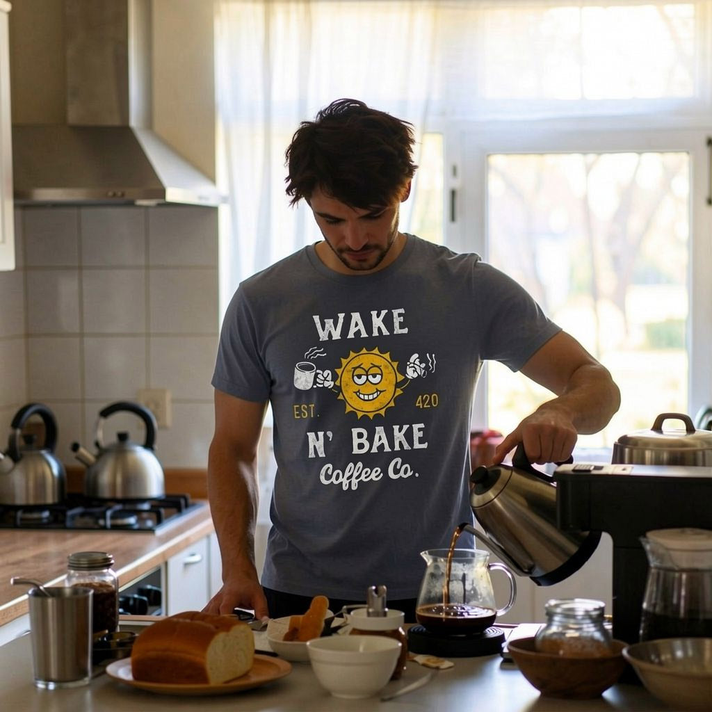 Wake N Bake Coffee Co Men's T Shirt product image 2