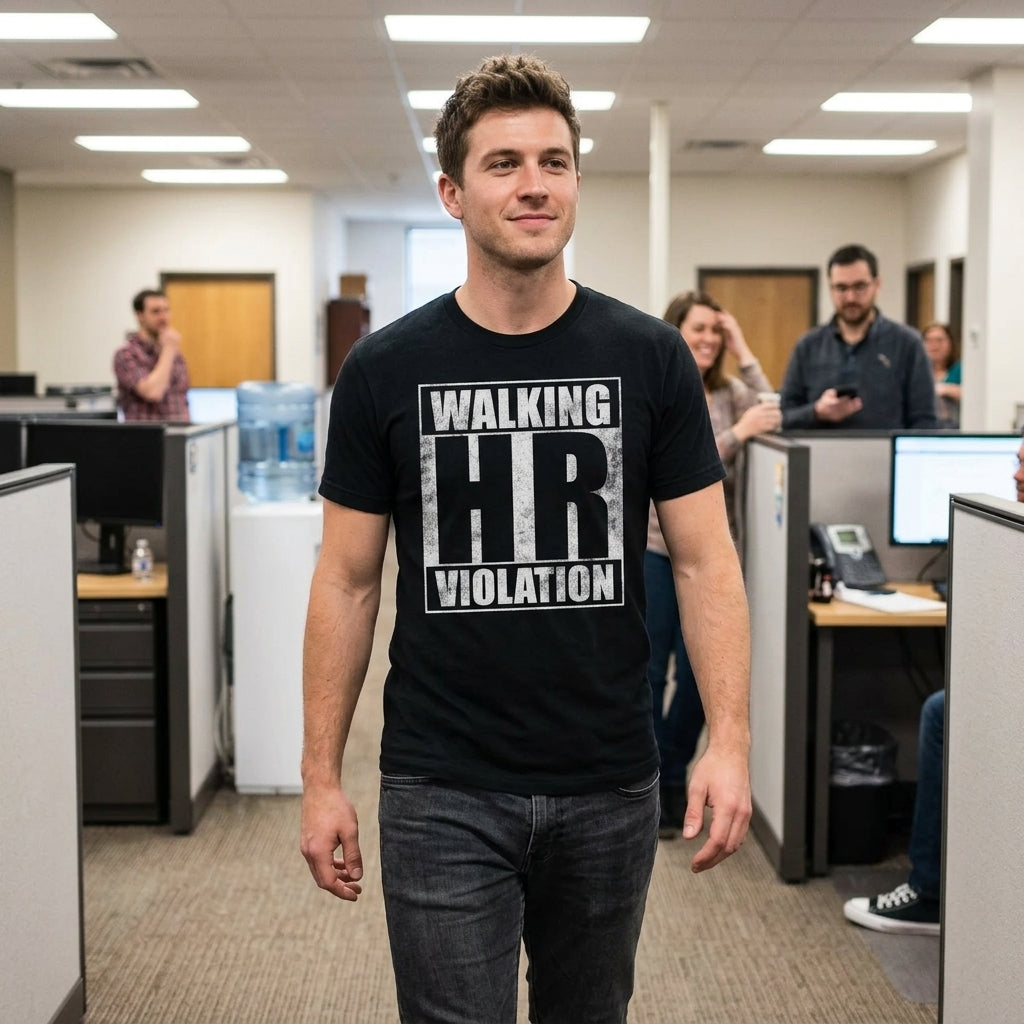 Walking HR Violation Men's T Shirt product image 2
